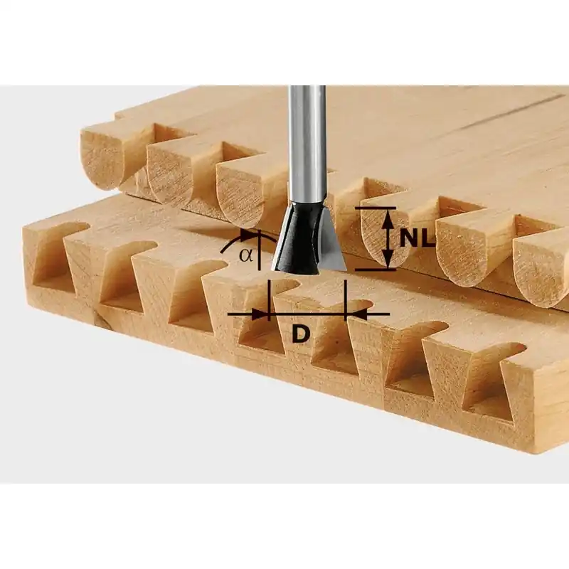 Bestseller zwaluwstaartfrees hardmetaal festool