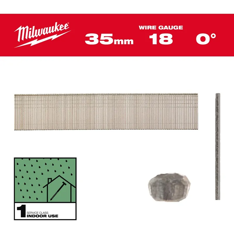 brads recht gegalvaniseerd milwaukee Flitsaanbieding