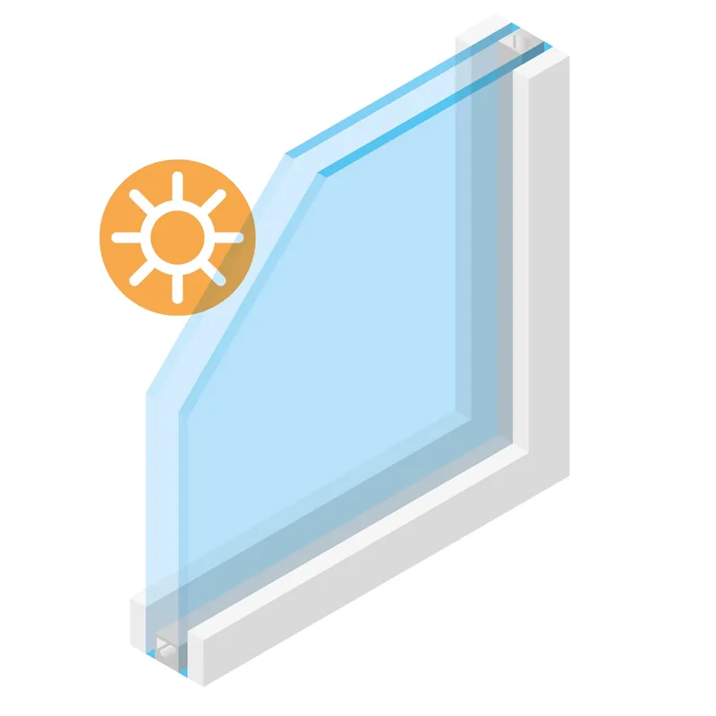 Aanbieding Zonwerend glas